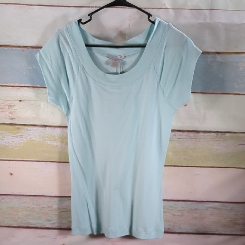 Light Blue Short Sleeve Top